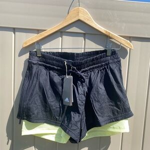 TWO-IN-ONE MESH SHORTS